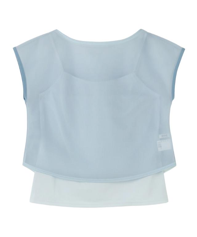 シアーエアリートップス（日本生地）_smr26ss-tp53