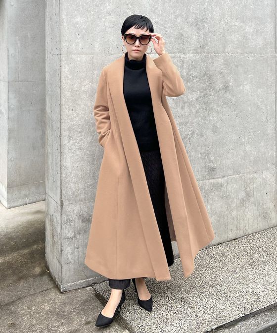 日本製　JENNEウールコート_sty22aw-co01a