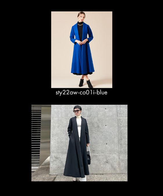 日本製　JENNEウールコート_sty22aw-co01b