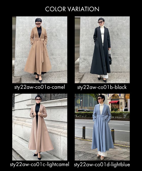 日本製　JENNEウールコート_sty22aw-co01c