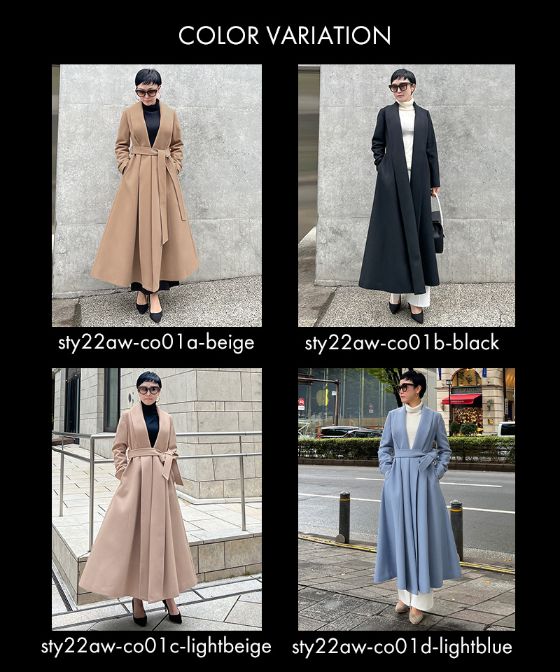 日本製　JENNEウールコート_sty22aw-co01f