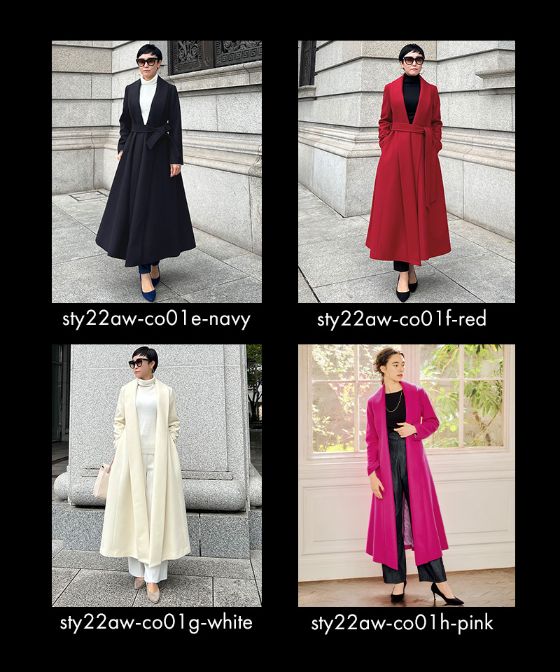 日本製　JENNEウールコート_sty22aw-co01h