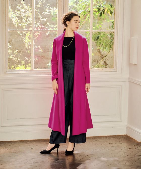 日本製　JENNEウールコート_sty22aw-co01h