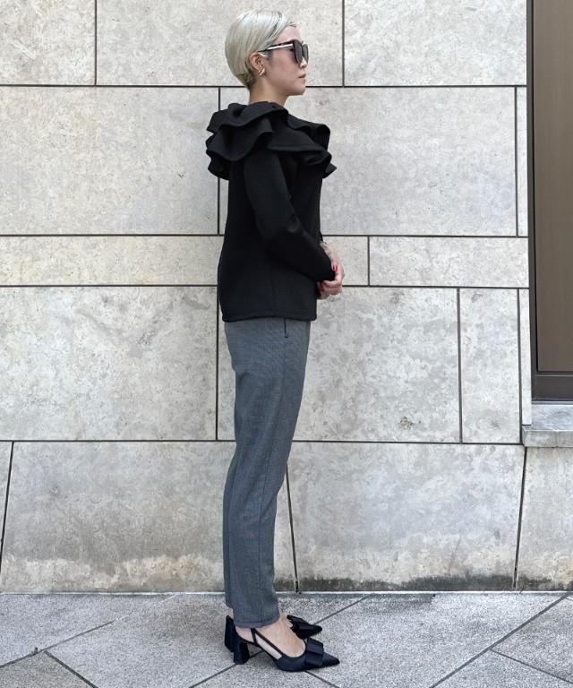 日本製ギャザーフリルトレーナー_sty25aw-bl17