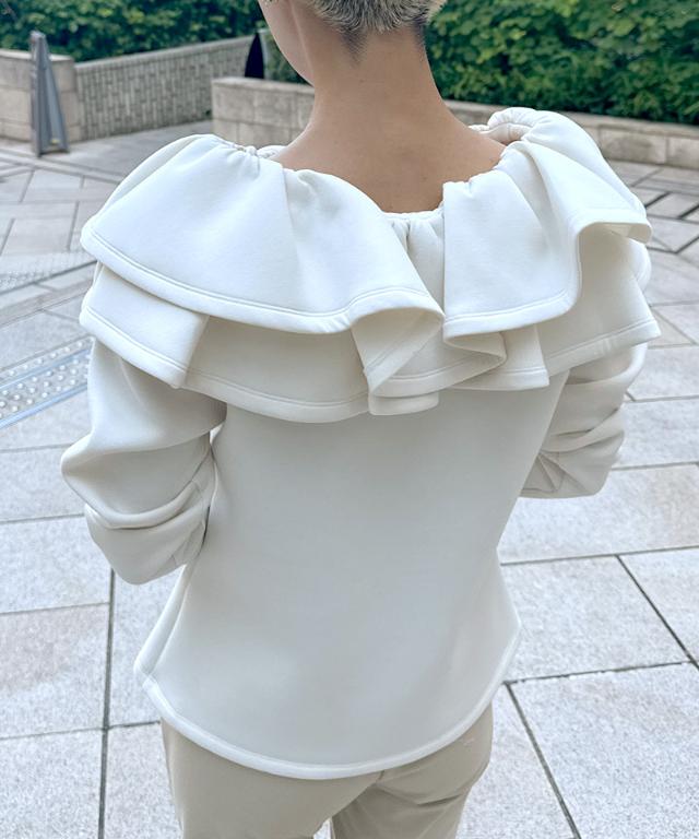 日本製ギャザーフリルトレーナー_sty25aw-bl17