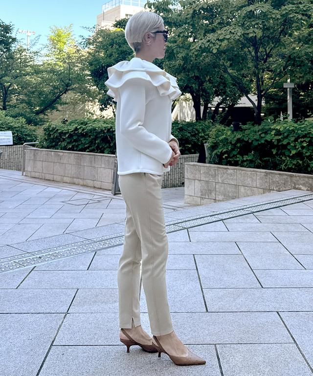 日本製ギャザーフリルトレーナー_sty25aw-bl17