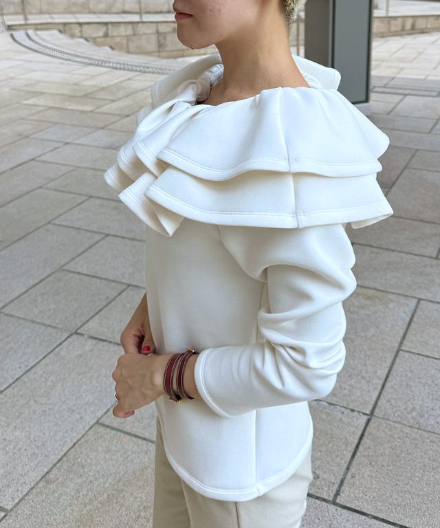 日本製ギャザーフリルトレーナー_sty25aw-bl17