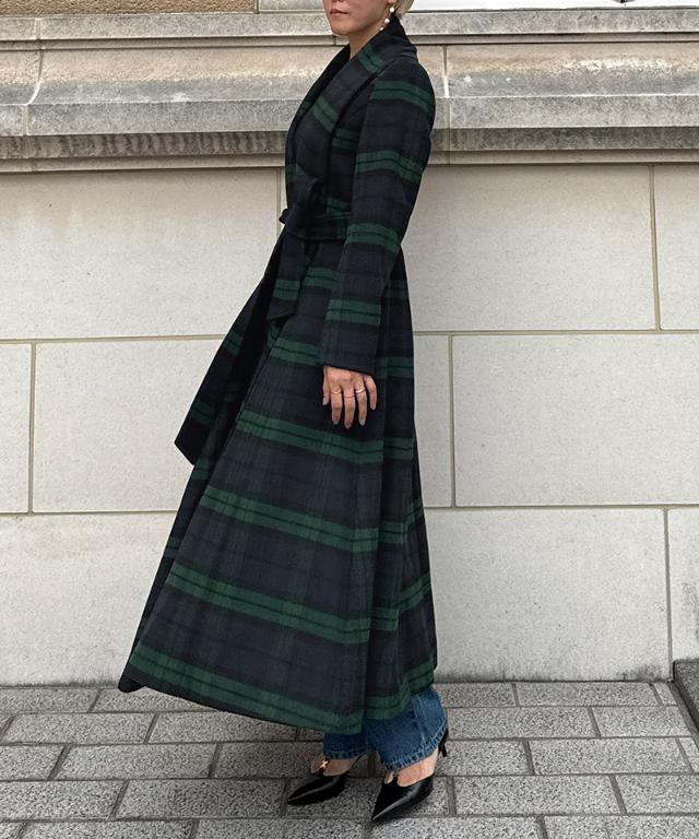 ウールブラックウォッチコート_sty25aw-co01