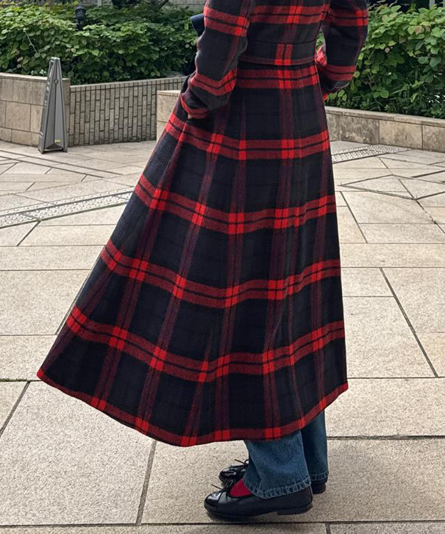 ウールブラックウォッチコート_sty25aw-co01