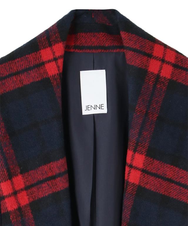 ウールブラックウォッチコート_sty25aw-co01