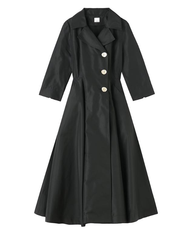 トレンチワンピースコート(撥水機能生地)_sty25aw-co03