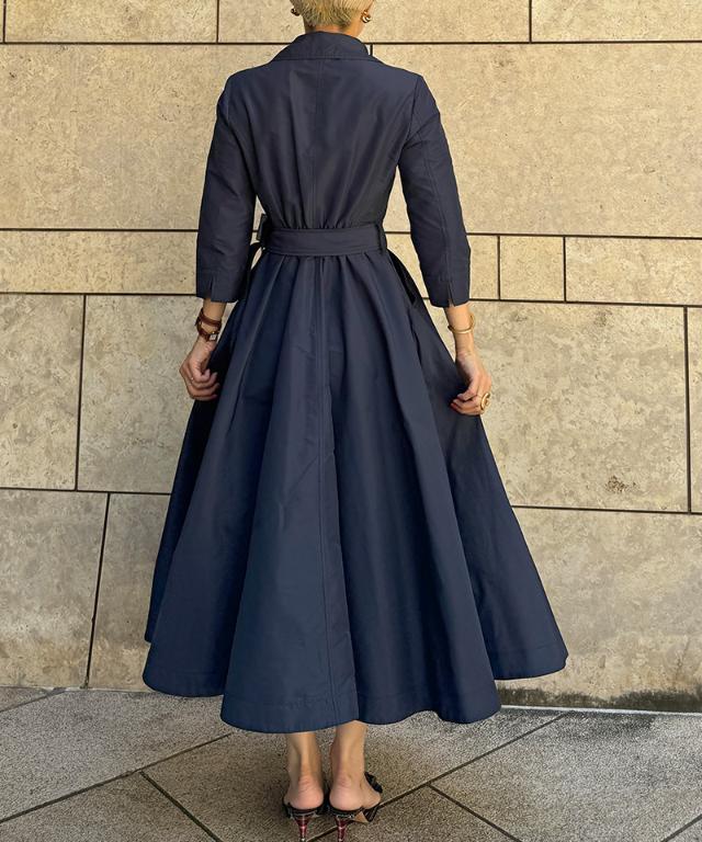トレンチワンピースコート(撥水機能生地)_sty25aw-co03