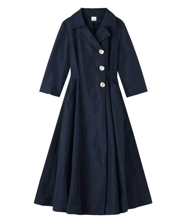 トレンチワンピースコート(撥水機能生地)_sty25aw-co03