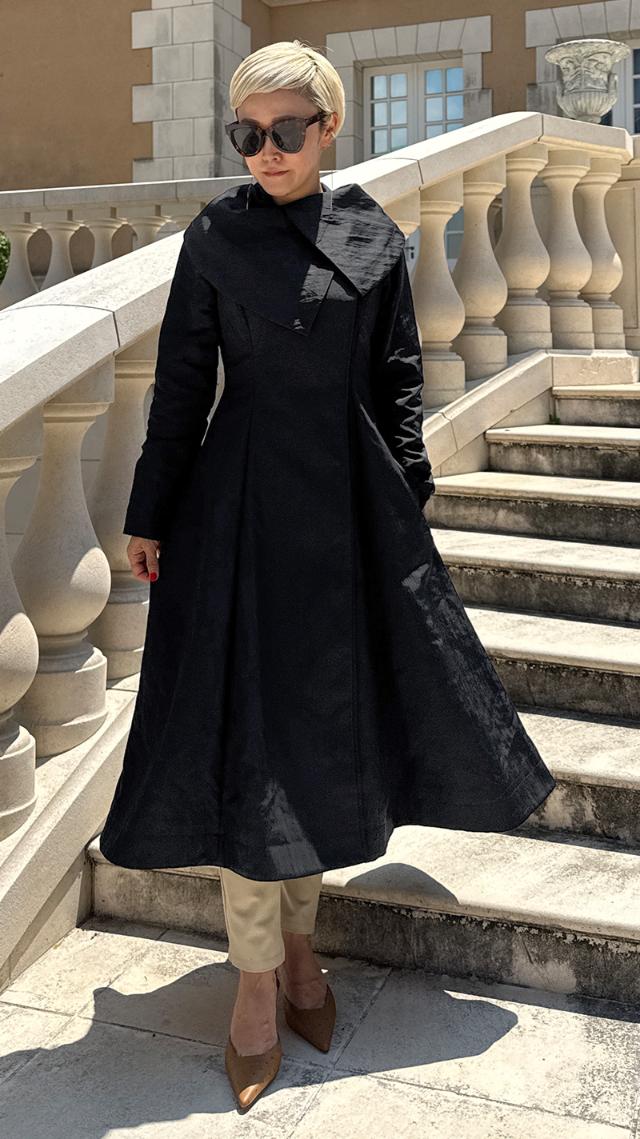 クラシカルオードリーコート(撥水機能生地)