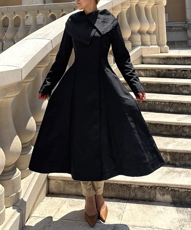 クラシカルオードリーコート(撥水機能生地)_sty25aw-co04