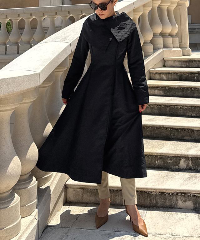 クラシカルオードリーコート(撥水機能生地)_sty25aw-co04