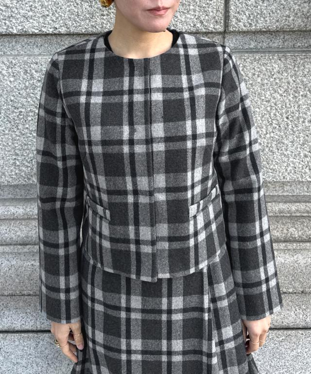 JENNEチェックジャケット_sty25aw-jk08