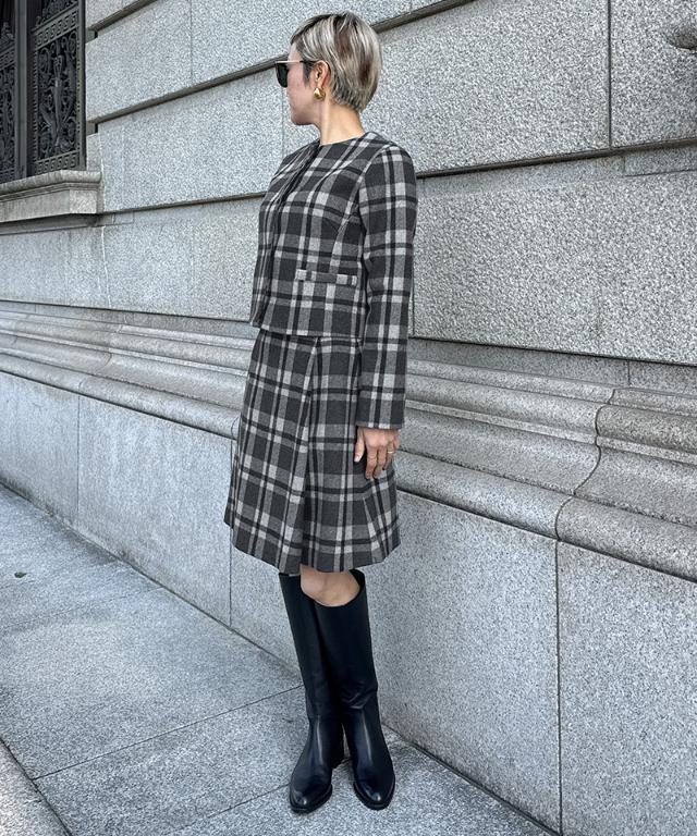 JENNEチェックジャケット_sty25aw-jk08