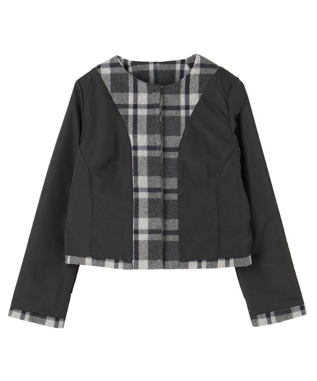 JENNEチェックジャケット_sty25aw-jk08