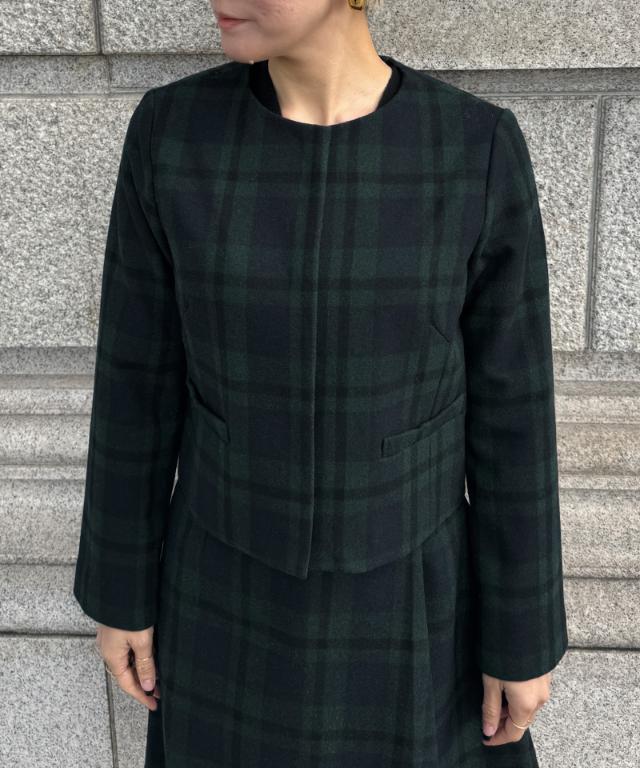 JENNEチェックジャケット_sty25aw-jk08
