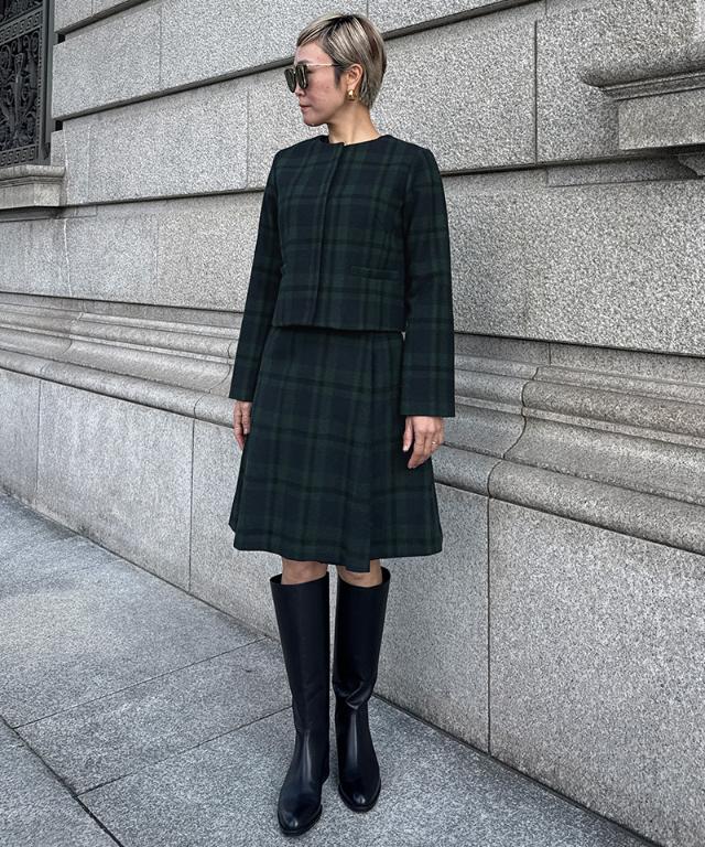 JENNEチェックジャケット_sty25aw-jk08
