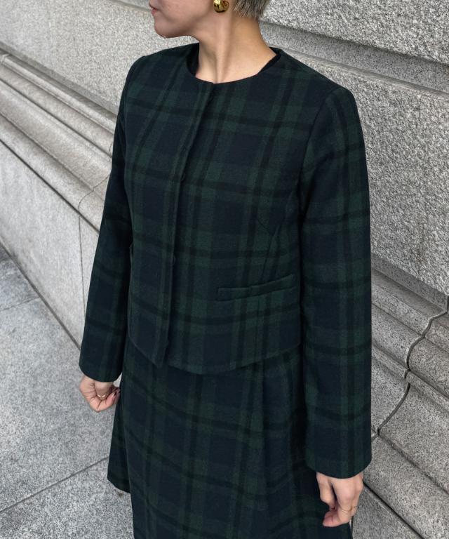 JENNEチェックジャケット_sty25aw-jk08