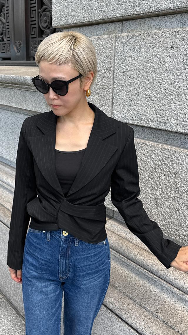 ピンストライプジャケット