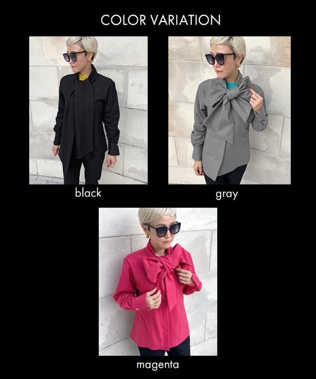 日本製ブラウス見えジャケット（吸湿発熱生地）_sty25aw-jk53