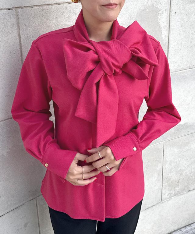 日本製ブラウス見えジャケット（吸湿発熱生地）_sty25aw-jk53