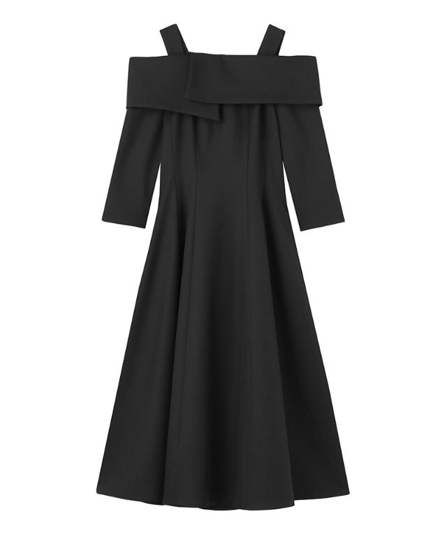 オフショルワンピース（静電・帯電防止生地）_sty25aw-op16