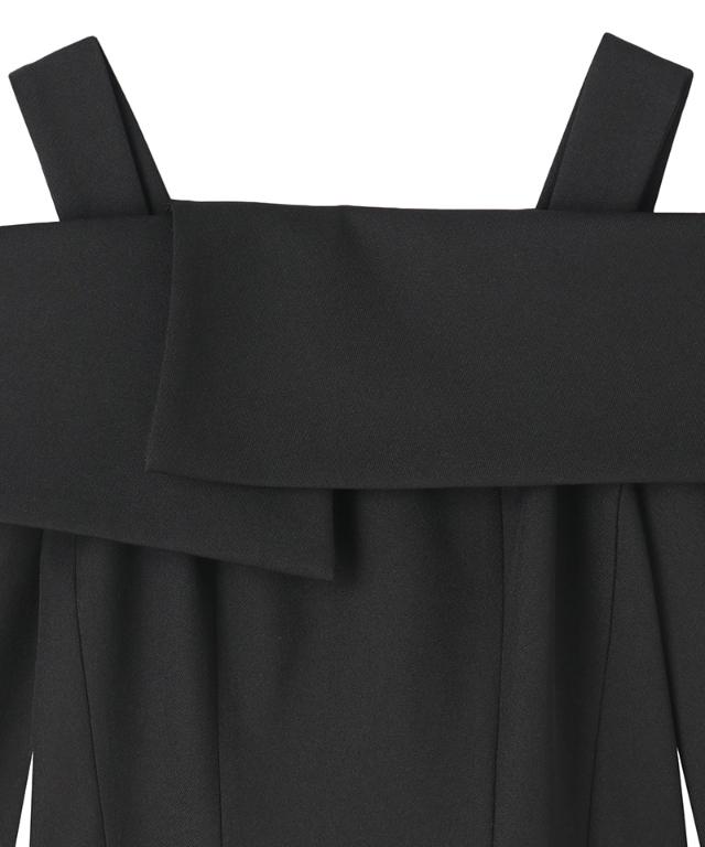 オフショルワンピース（静電・帯電防止生地）_sty25aw-op16