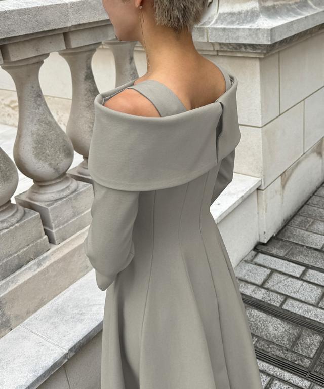 オフショルワンピース（静電・帯電防止生地）_sty25aw-op16