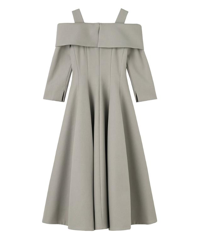 オフショルワンピース（静電・帯電防止生地）_sty25aw-op16