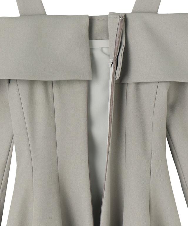 オフショルワンピース（静電・帯電防止生地）_sty25aw-op16