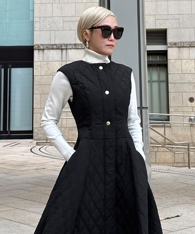 ２WAY機能綿キルティングジレワンピース_sty25aw-op22