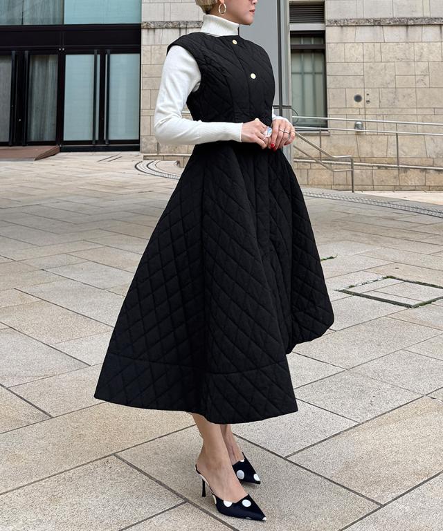 2WAY機能綿キルティングジレワンピース｜JENNE(ジェンヌ)公式通販