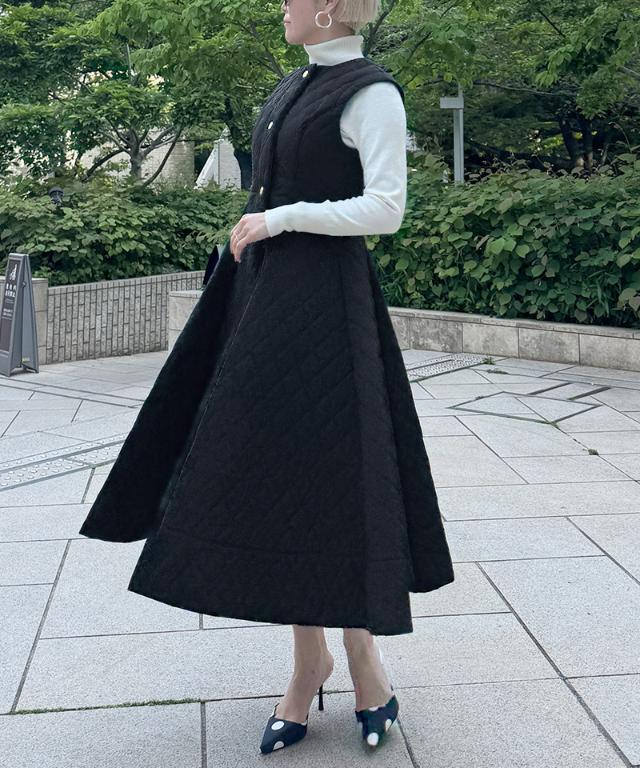 ２WAY機能綿キルティングジレワンピース_sty25aw-op22