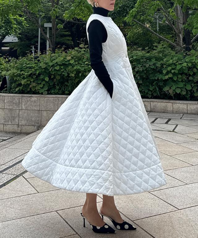 apolina キルティングワンピース キルティングワンピース｜ピンクハウスオフィシャルオンライン