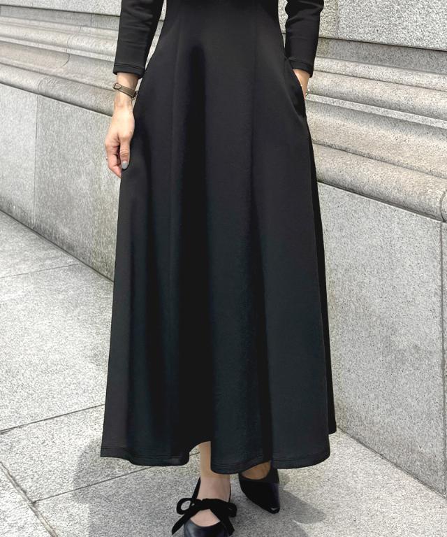 フレンチ美シルエットとろみスリーブワンピース_sty25aw-op43