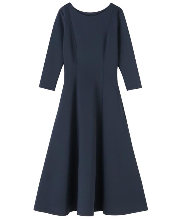 フレンチ美シルエットとろみスリーブワンピース_sty25aw-op43