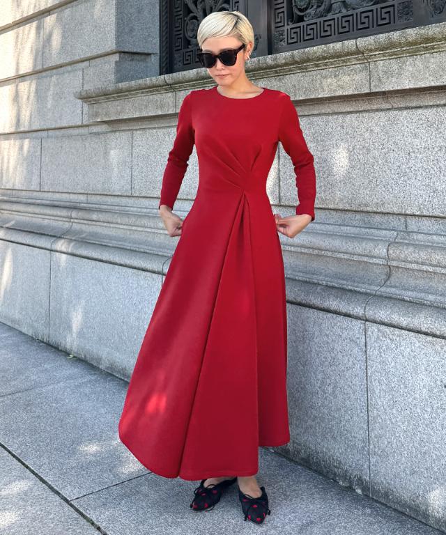 ケリーライクスリーブワンピース_sty25aw-op44