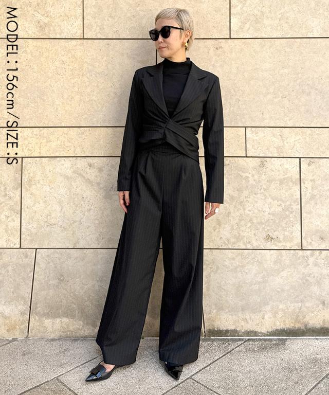 ピンストライプカマーベルトパンツ_sty25aw-pt14