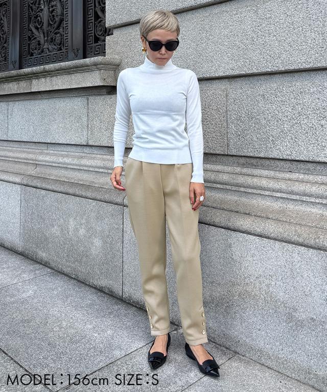 ビジューカットソーパンツ_sty25aw-pt58