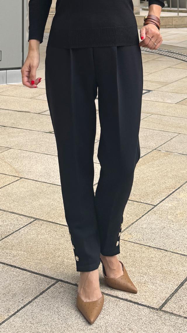 ビジューカットソーパンツ