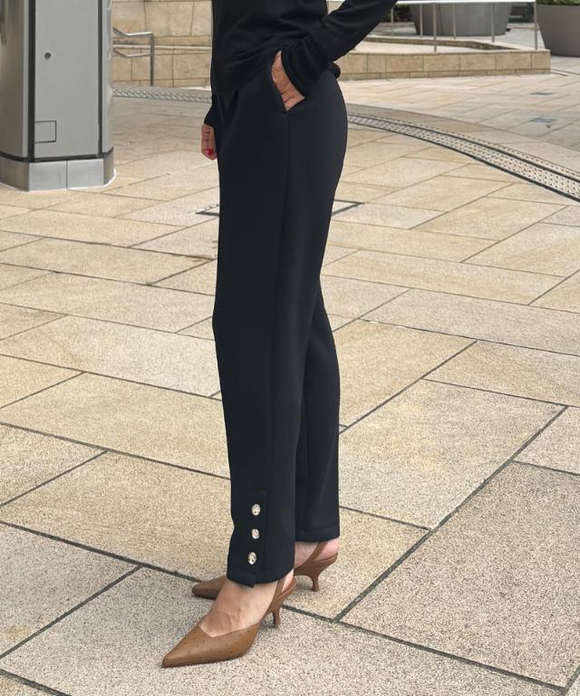 ビジューカットソーパンツ_sty25aw-pt58