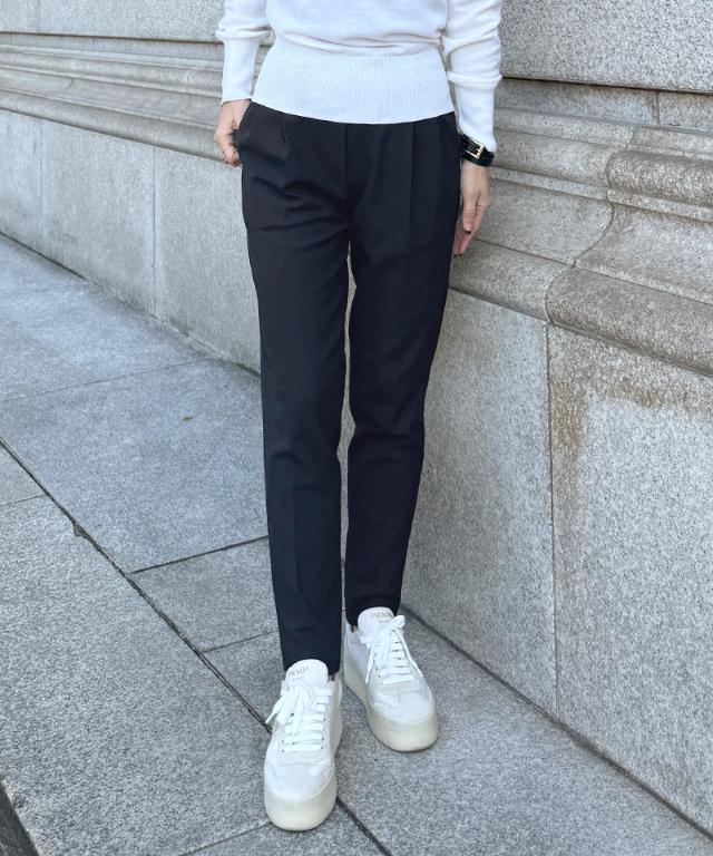 美脚裏起スラックス（吸湿発熱）｜JENNE(ジェンヌ)公式通販：パリ