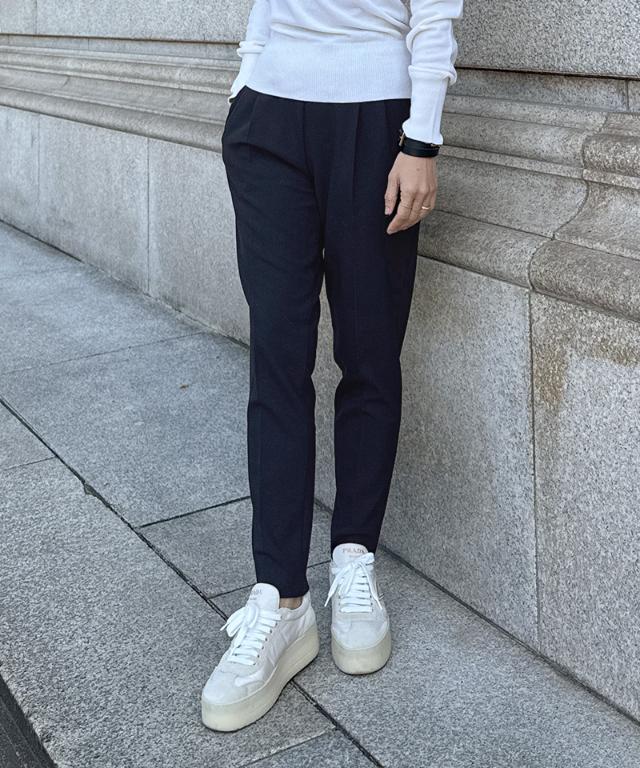 美脚裏起スラックス（吸湿発熱）_sty25aw-pt60