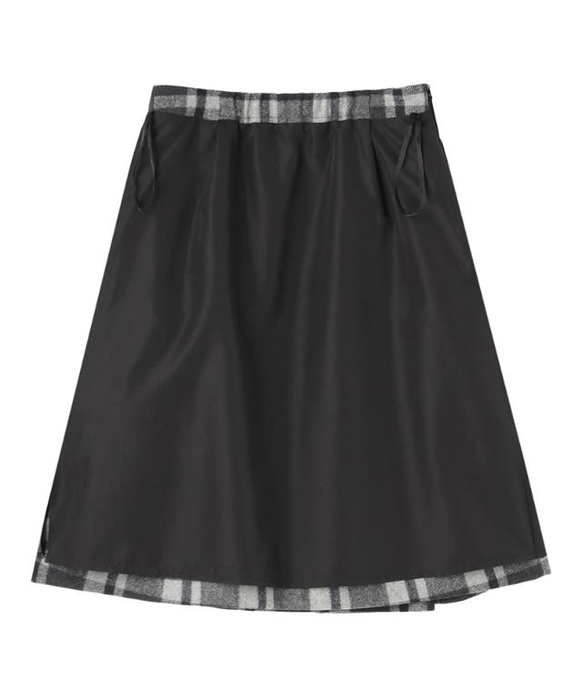 Aラインチェックスカート_sty25aw-sk09