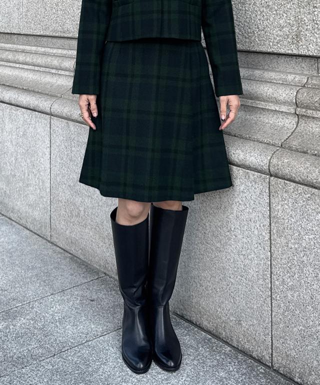 Aラインチェックスカート｜JENNE(ジェンヌ)公式通販：パリジェンヌの