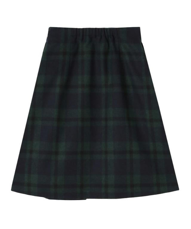 Aラインチェックスカート_sty25aw-sk09